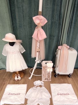 Βαπτιστικό πακέτο σε ροζ αποχρώσεις